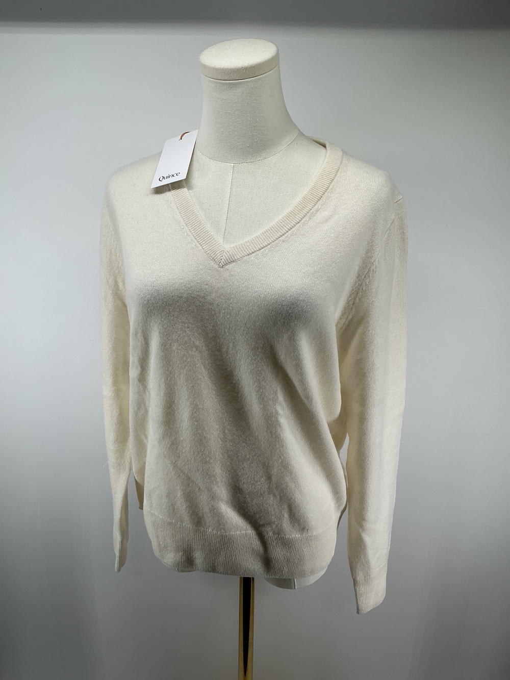 Mongolian Cashmere V-Neck Sweater